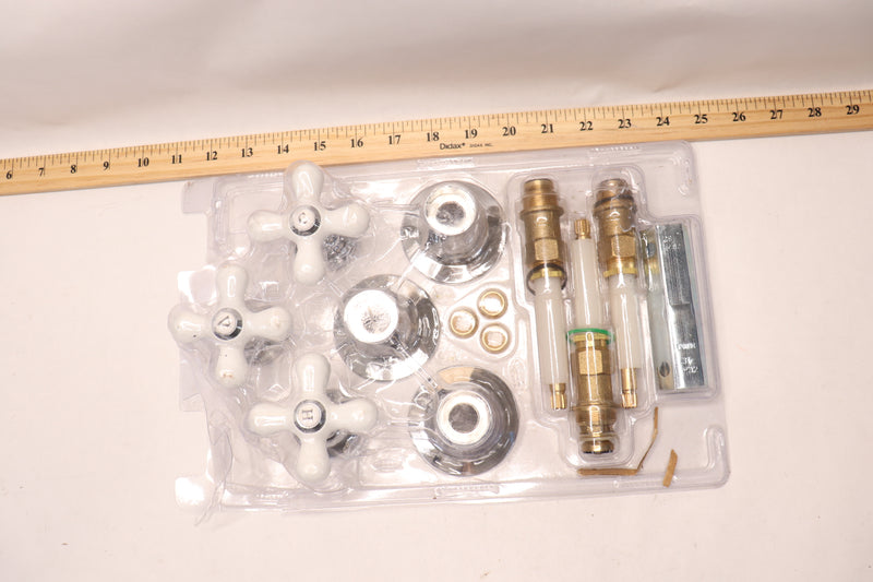 Danco Cross-Handle Bathtub and Shower Faucet Rebuild Kit Porcelain 39696