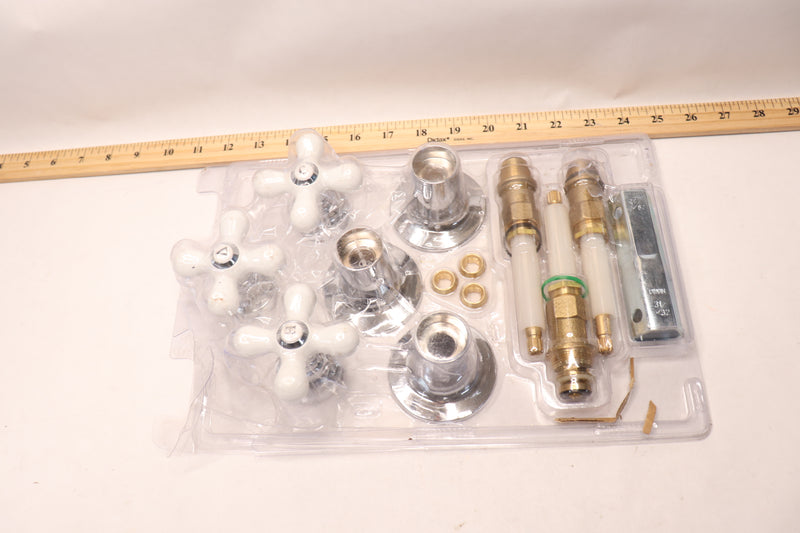 Danco Cross-Handle Bathtub and Shower Faucet Rebuild Kit Porcelain 39696