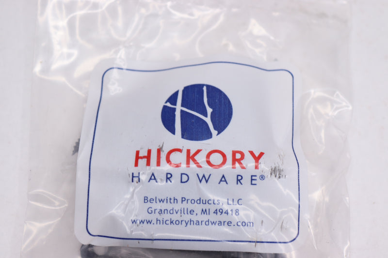 (2-Pk) Hickory Hardware Self-Closing Hinge Steel/Iron Black 2.63"L x 1.9"W