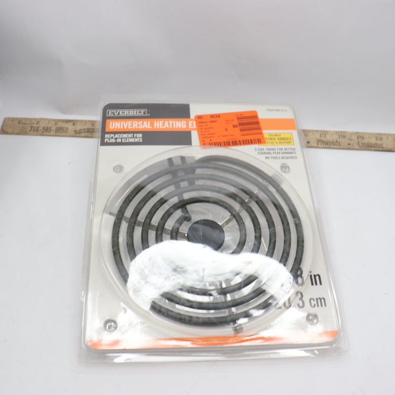 Everbilt Universal Heating Element For Electric Ranges Black 8" 98240