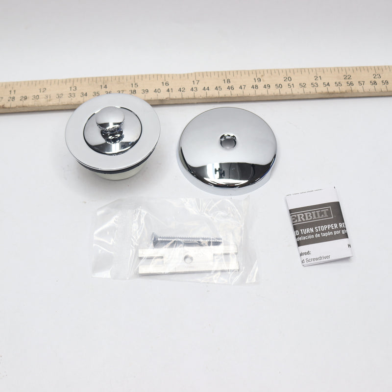 Everbilt Lift and Turn Bath Drain Remodel Kit in Chrome Grey 1006 959 304