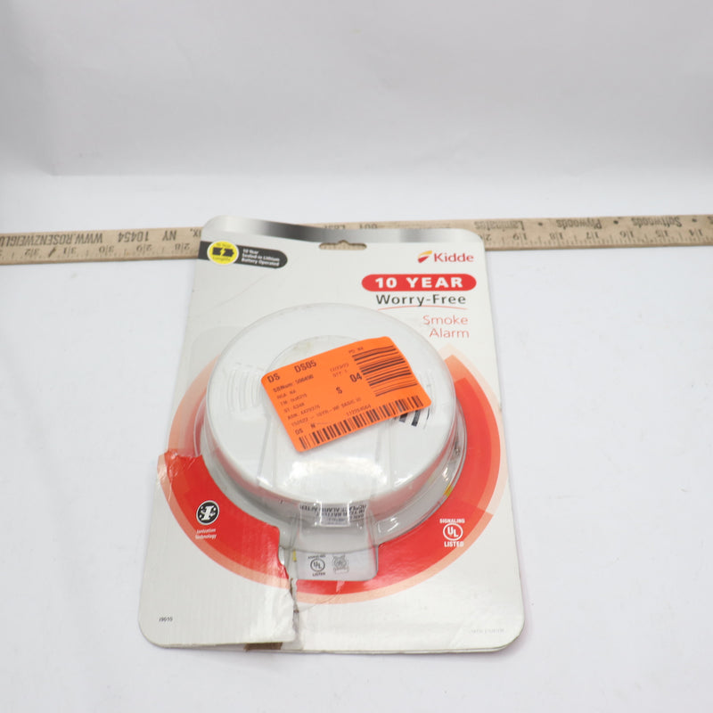 Kiddie Battery Operated Smoke Alarm White 21029789A