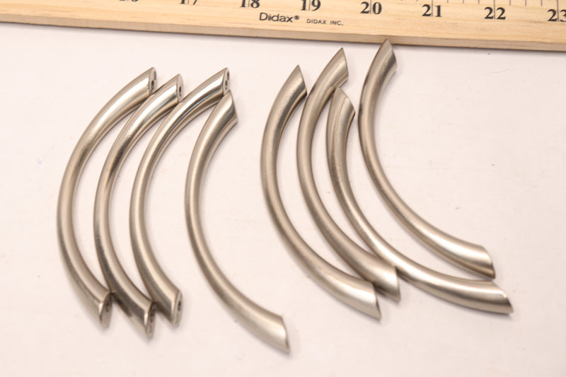 (8-Pk) Liberty Tapered Bow Cabinet Pull Metal Satin Nickel 3.75" P0270AV-SN-U1