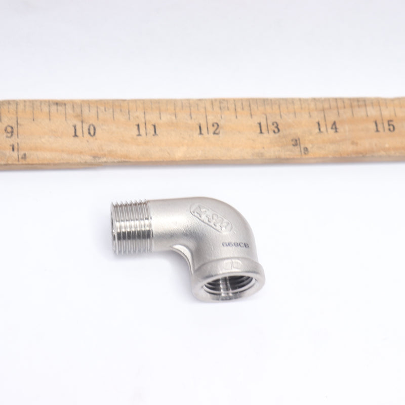 90 Degree Street Elbow Pipe Fitting 304 Stainless Steel 150