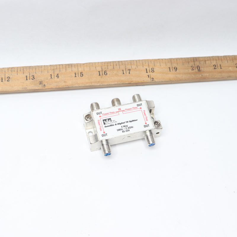 Ideal Industries Digital Cable Splitter 4-Way 2.4 GHz 85-334