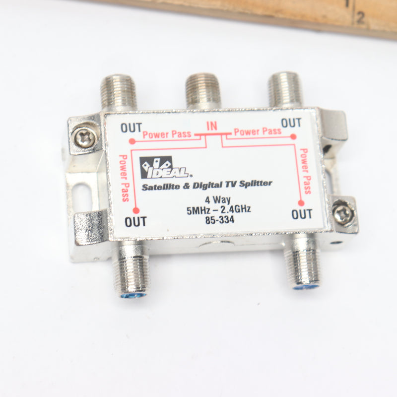 Ideal Industries Digital Cable Splitter 4-Way 2.4 GHz 85-334