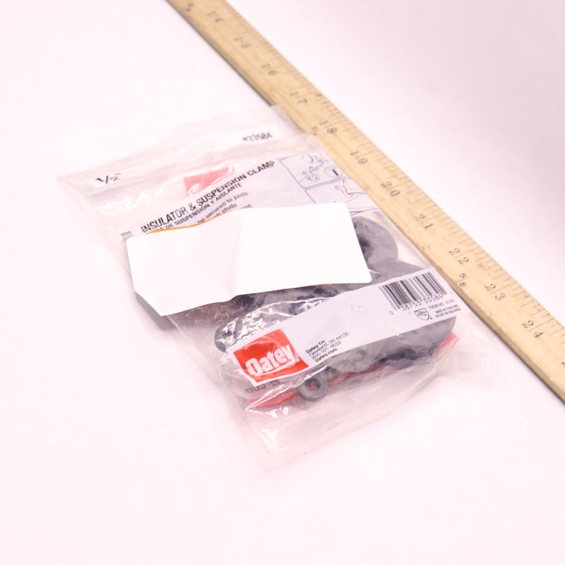 (5-Pk) Insulated & Suspend Clamp Gray 1/2" 33584