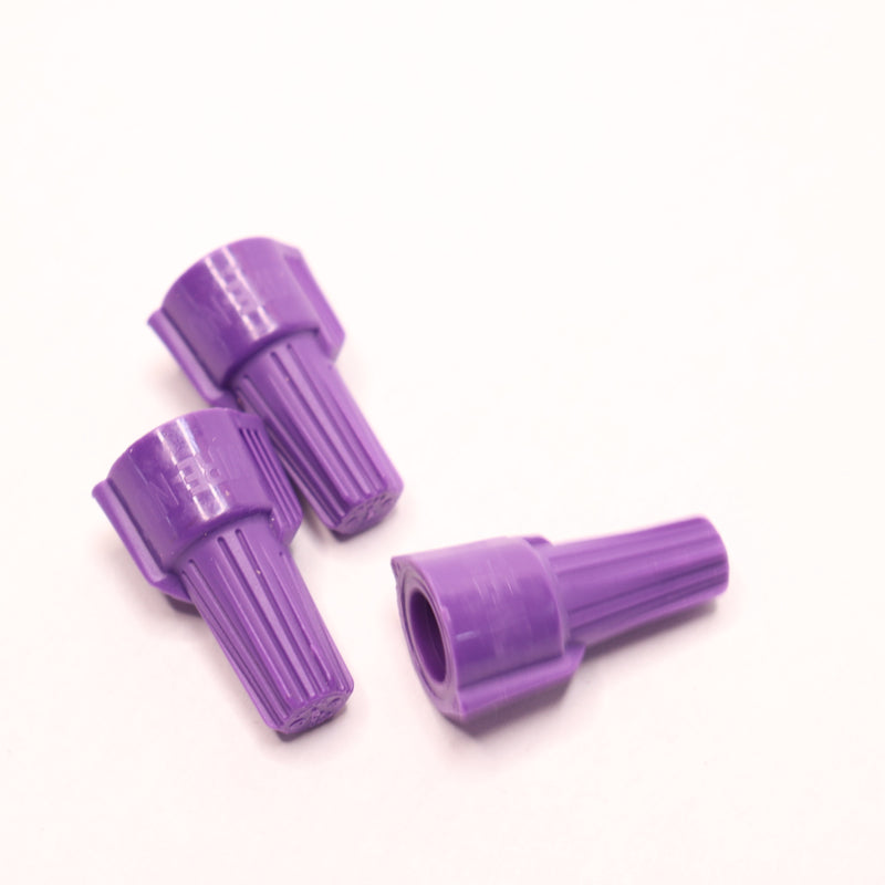 (3-Pk) Ideal Twister Wire Connector Al/Cu Purple 12-10 AWG 30-1765S