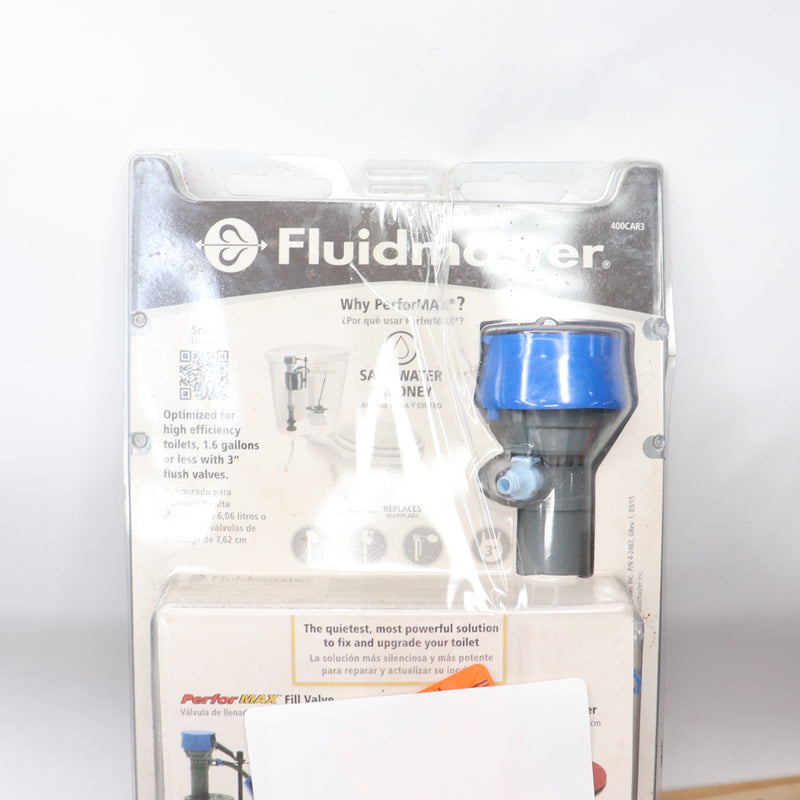 Fluidmaster Universal Adjustable Toilet Fill Valve and Flapper Kit 3" 400CAR3P5