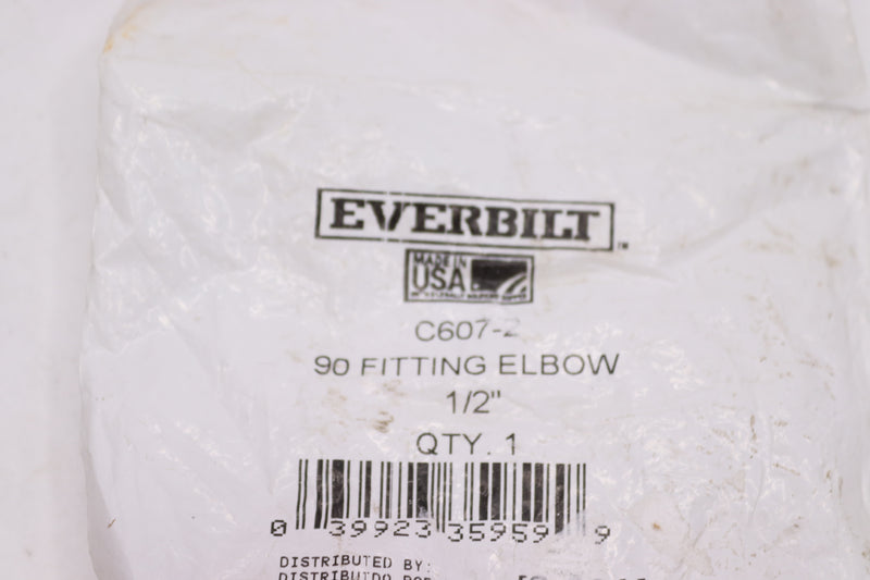 Everbilt 90-Degree Fitting x Cup Street Elbow Copper Brown 1/2" C607-2