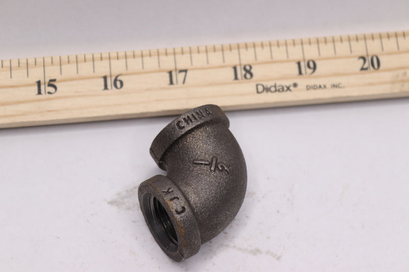 Southland 90 Degree FPT Elbow Fitting Malleable Iron Black 1/2" - Missing One