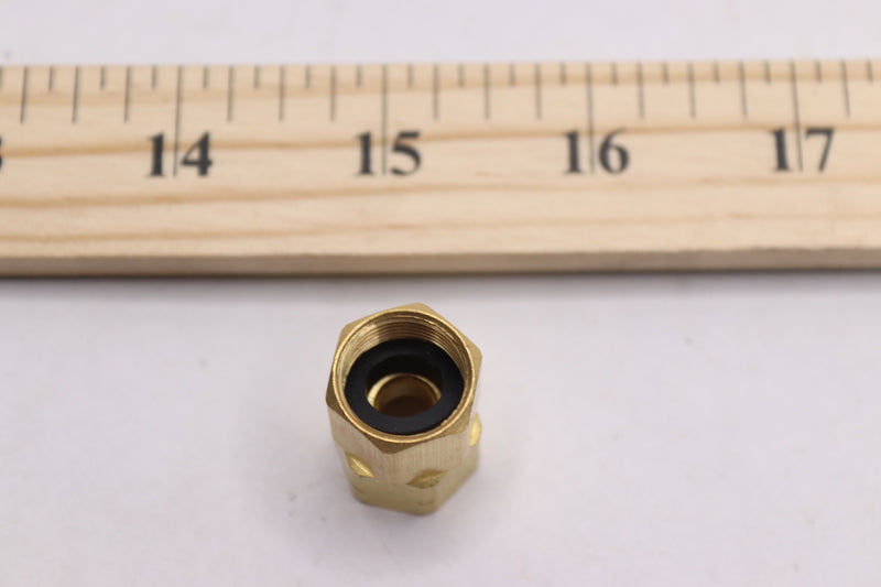 Everbilt Compression Coupling Fitting Brass 3/8" Female OD 1000403855