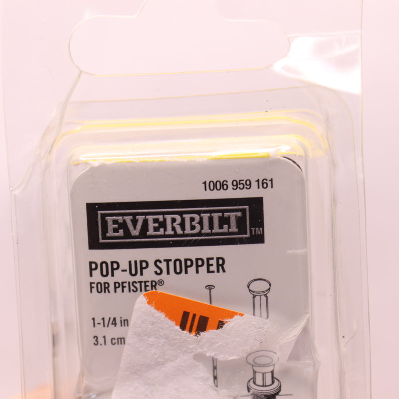 Everbilt Pop Up Stopper for Pfister Chrome 1-1/4" 1006 959 161