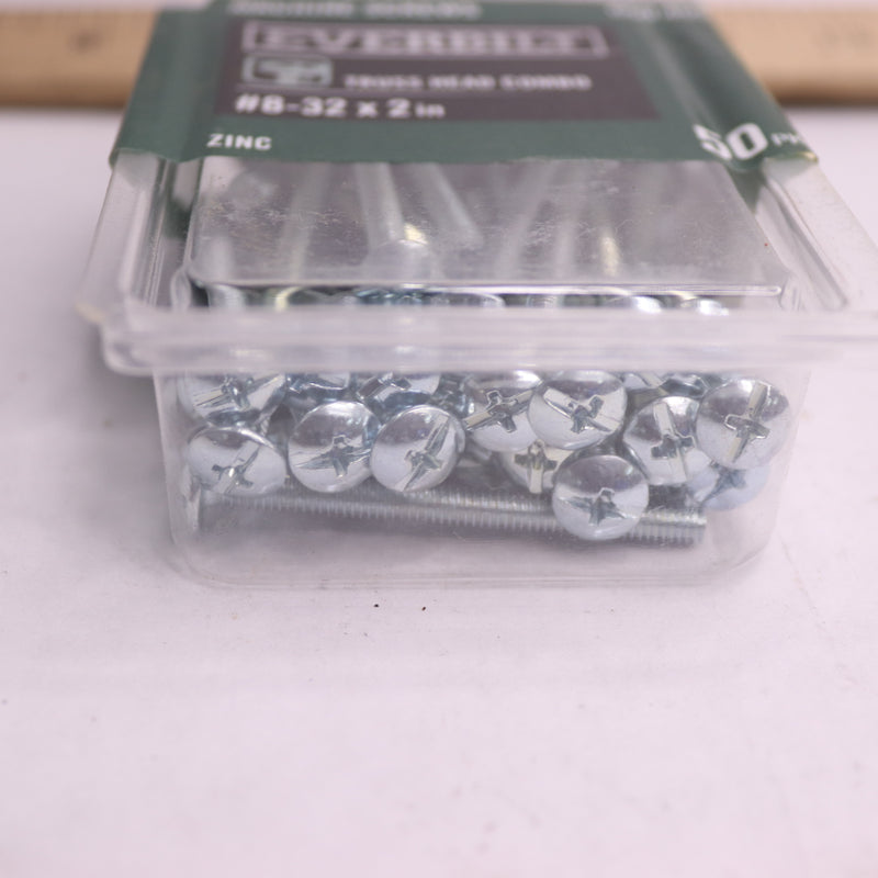 (50-Pk) Everbilt Truss Head Machine Screw Zinc