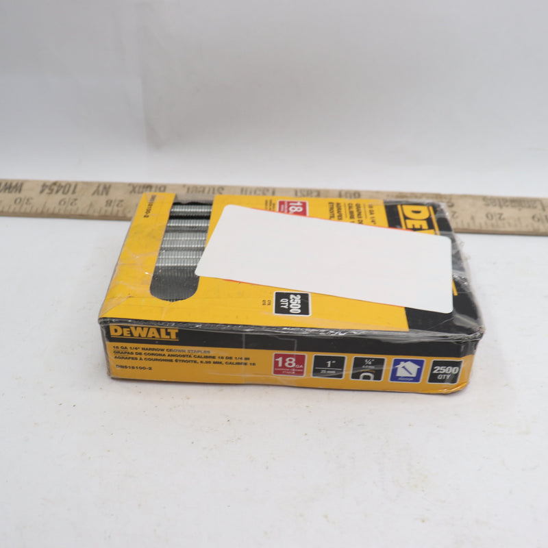 Dewalt Narrow Crown Staple DNS18100-2