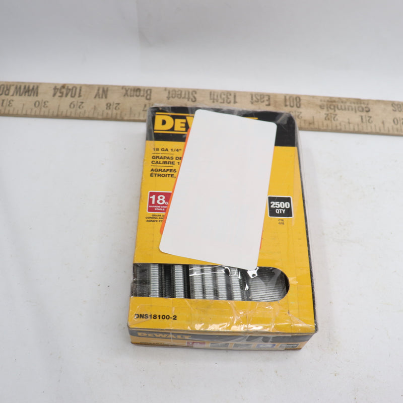 Dewalt Narrow Crown Staple DNS18100-2