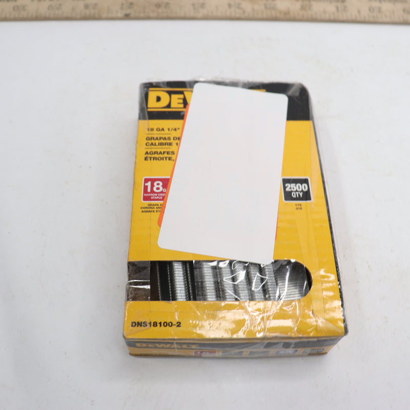 Dewalt Narrow Crown Staple DNS18100-2