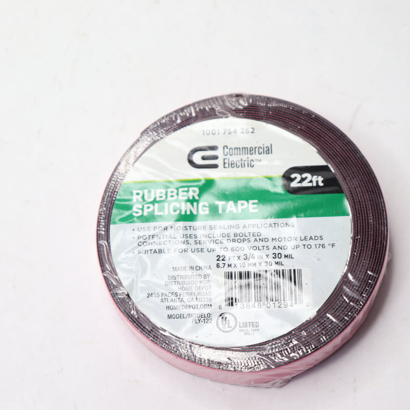 Commercial Electric Rubber Splicing Tape 3/4" x 22' 30005335