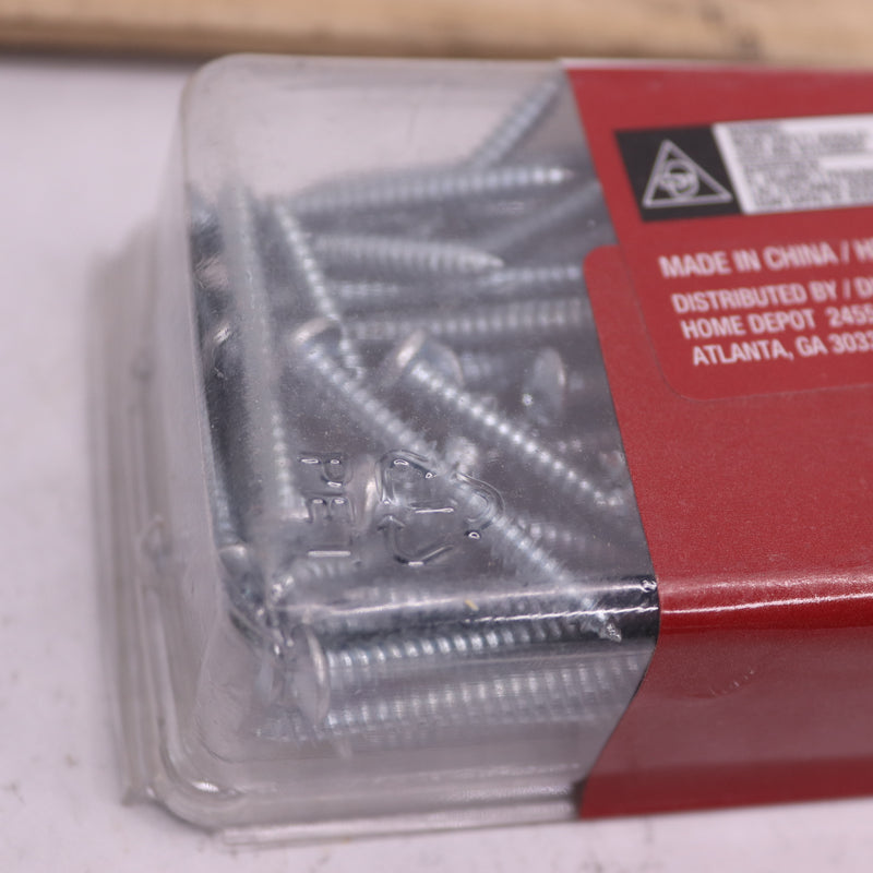 (100-Pk) Everbilt Phillips Pan Head Sheet Metal Screw Zinc