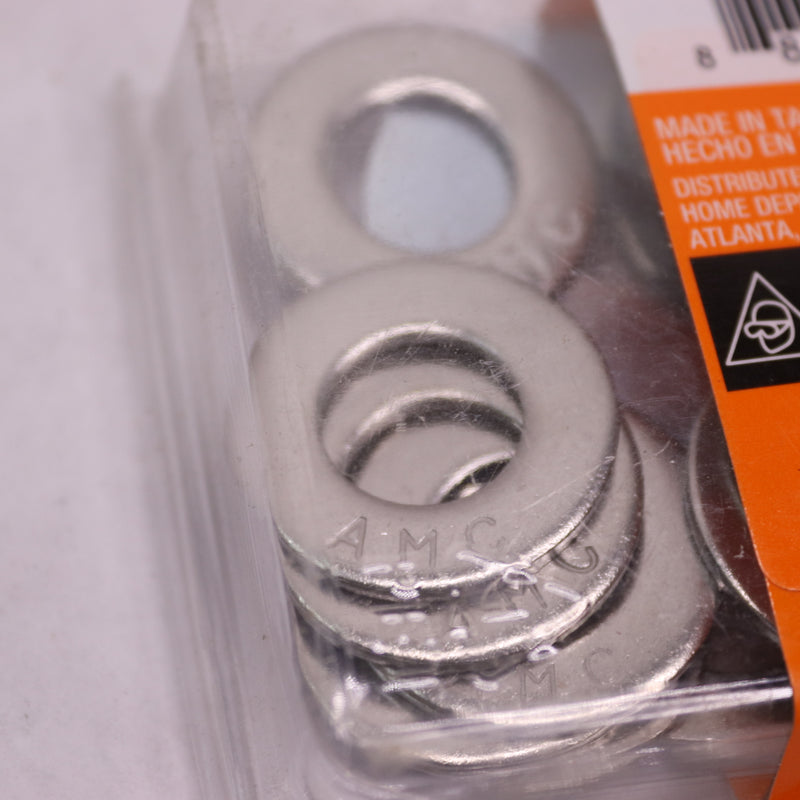 (25-Pk) Everbilt Flat Washer Zinc 9/16" 591 978