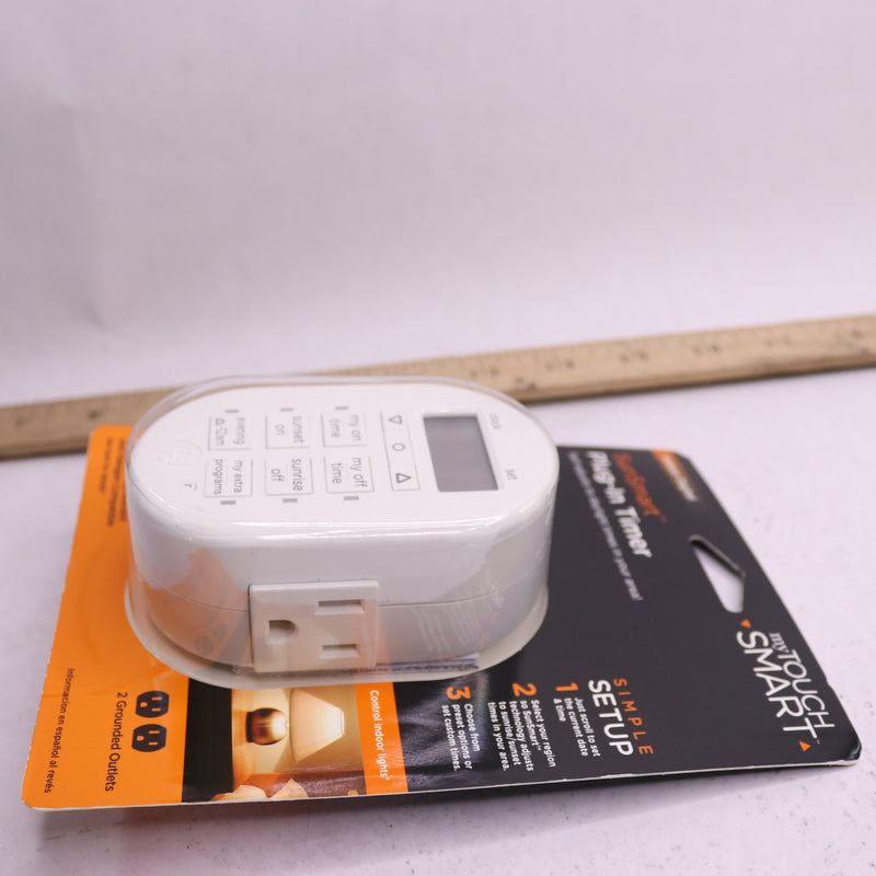 Jasco Plug-In Digital Timer Indoor White 35150