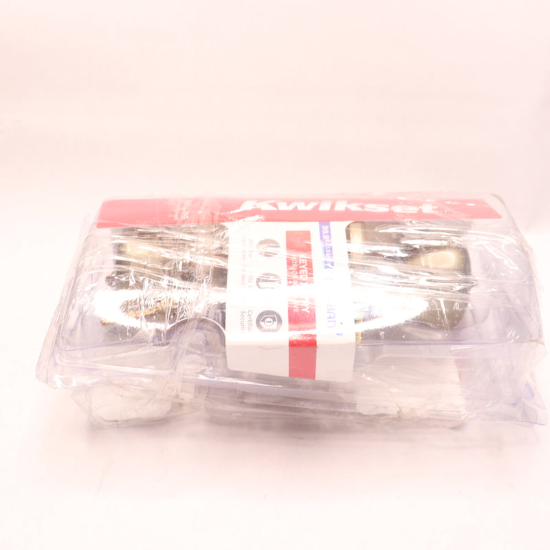 Kwikset Entry Lockset Antique Brass 94002-827