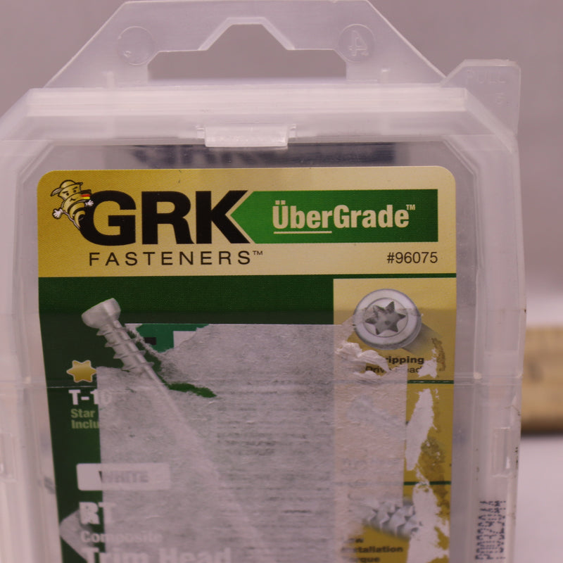 (Approx-75) GRK Composite Screws Steel White