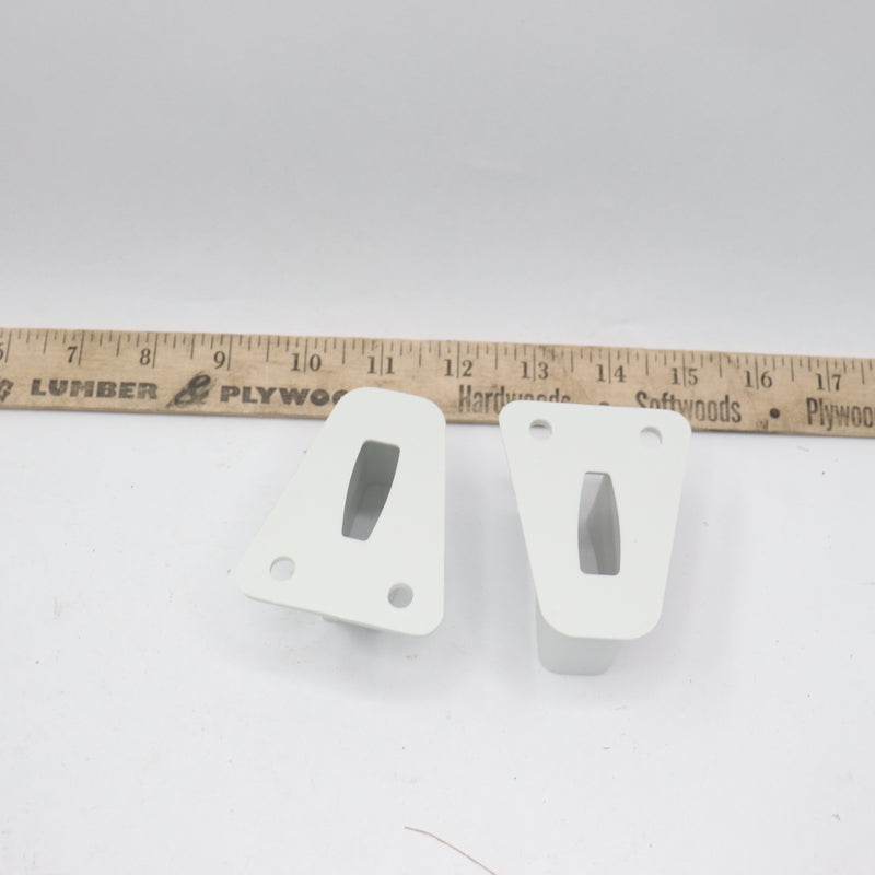 (2-Pk) Everbilt Fixed Rod Shelf Wall Bracket 1005862679 - No Hardware