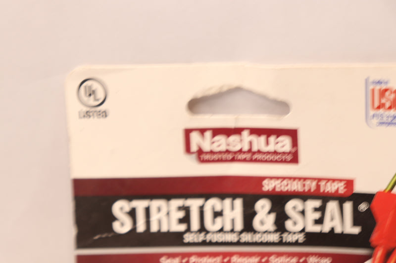 Nashua Stretch & Seal Self-Fusing Silicone Tape White 1" x 10' D-712-2