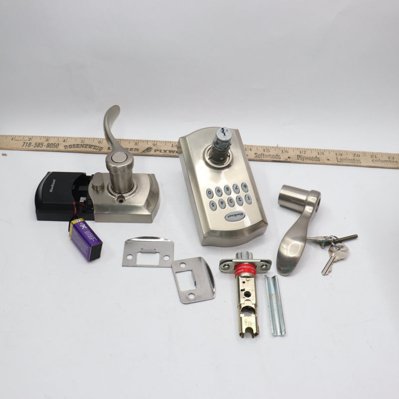 Schlage Plymouth Keypad Entry with Flex-Lock and Elan Style Levers FE595