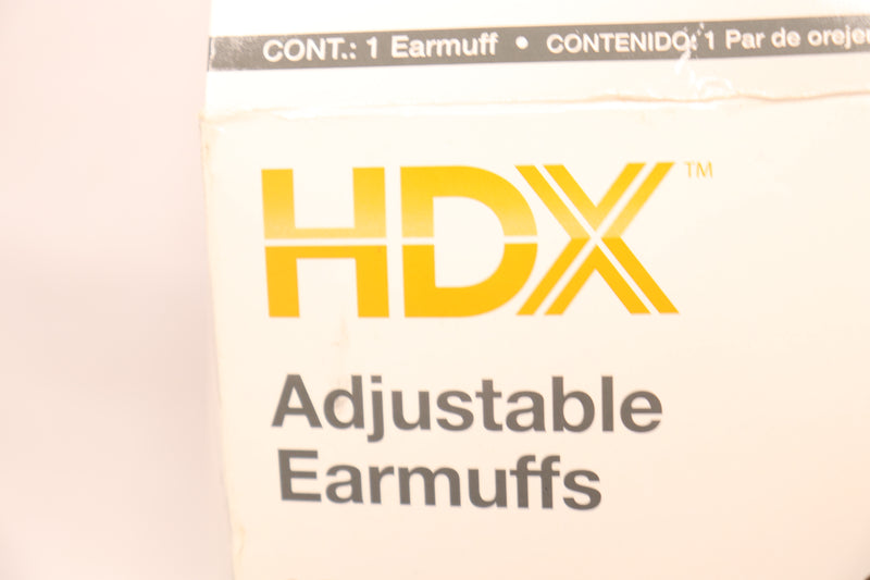 (Pair) HDX NRR 23 dB Ear Muff Black 1004 213 987