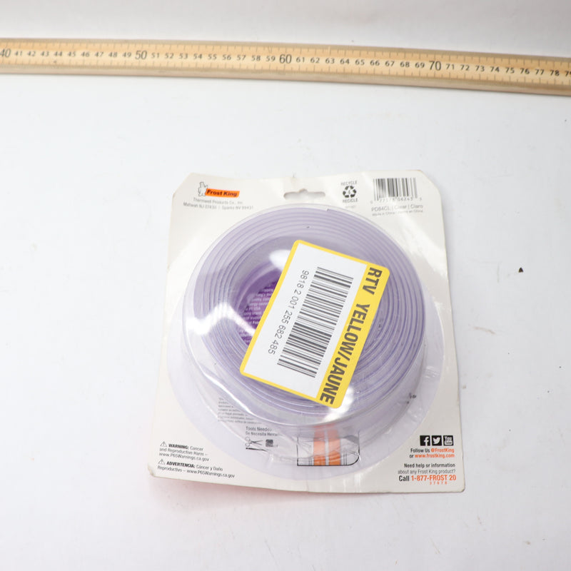Frost King Patio Door Weather Strip Clear 1-7/8" W x 84" Long PD84CL