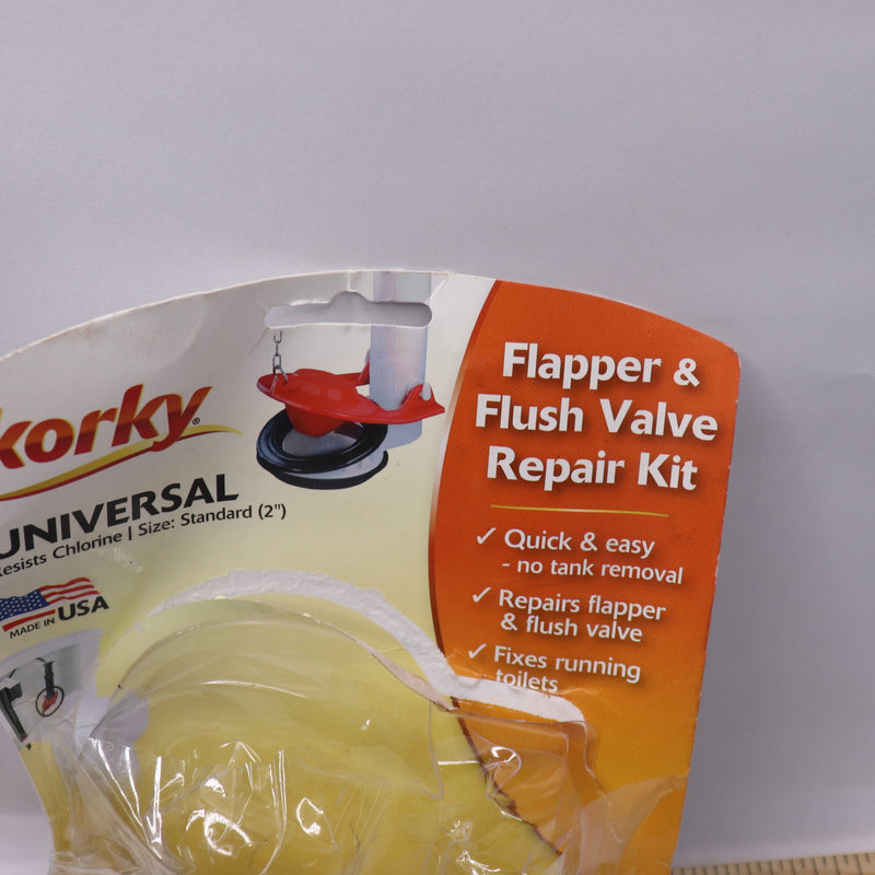 Korky EasyFix Toilet Flush Valve and Flapper Repair Kit 2003BP