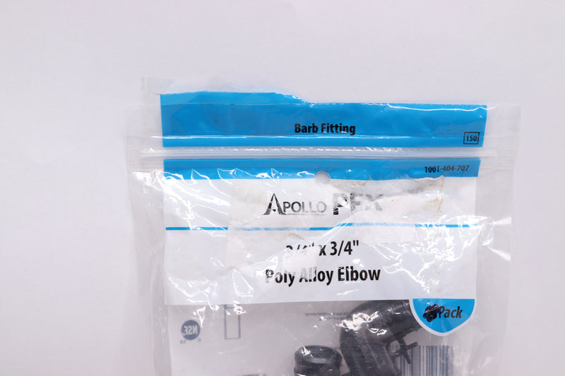 (4-Pk) Apollo Hose Elbow Poly Alloy 3/4" PXPAE345PK
