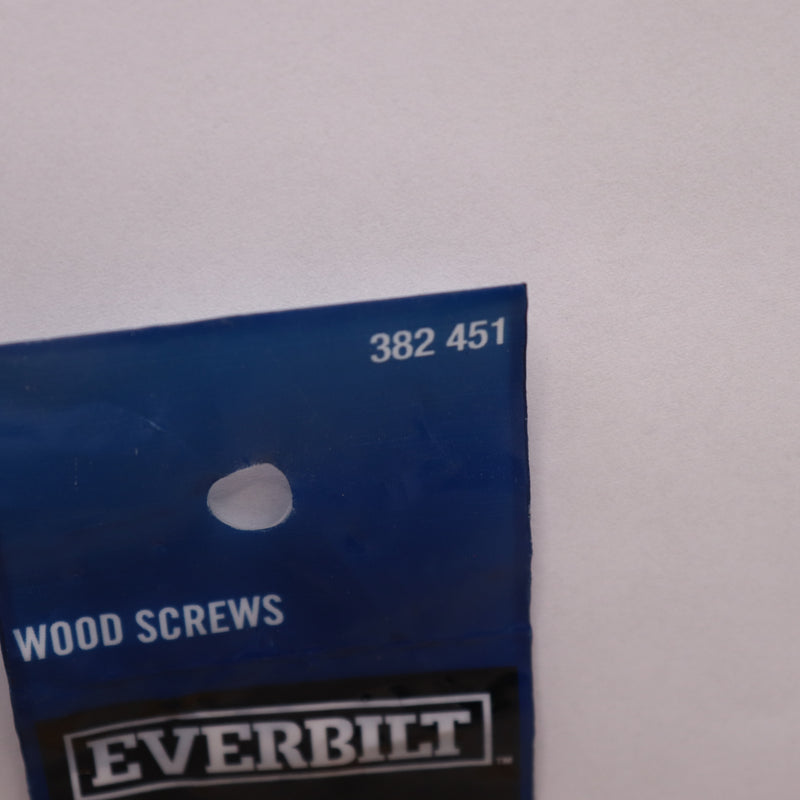 (4-Pk) Everbilt Phillips Round Head Wood Screw Zinc