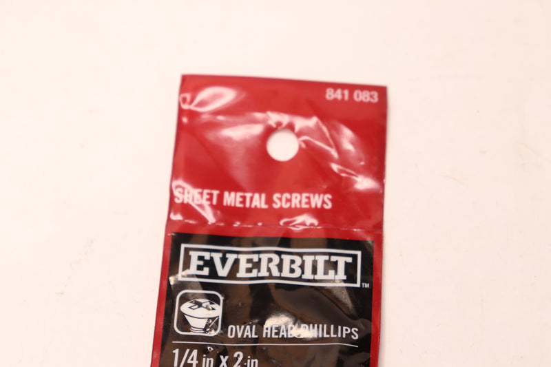 (2-Pk) Everbilt Phillips Oval-Head Sheet Metal Screws