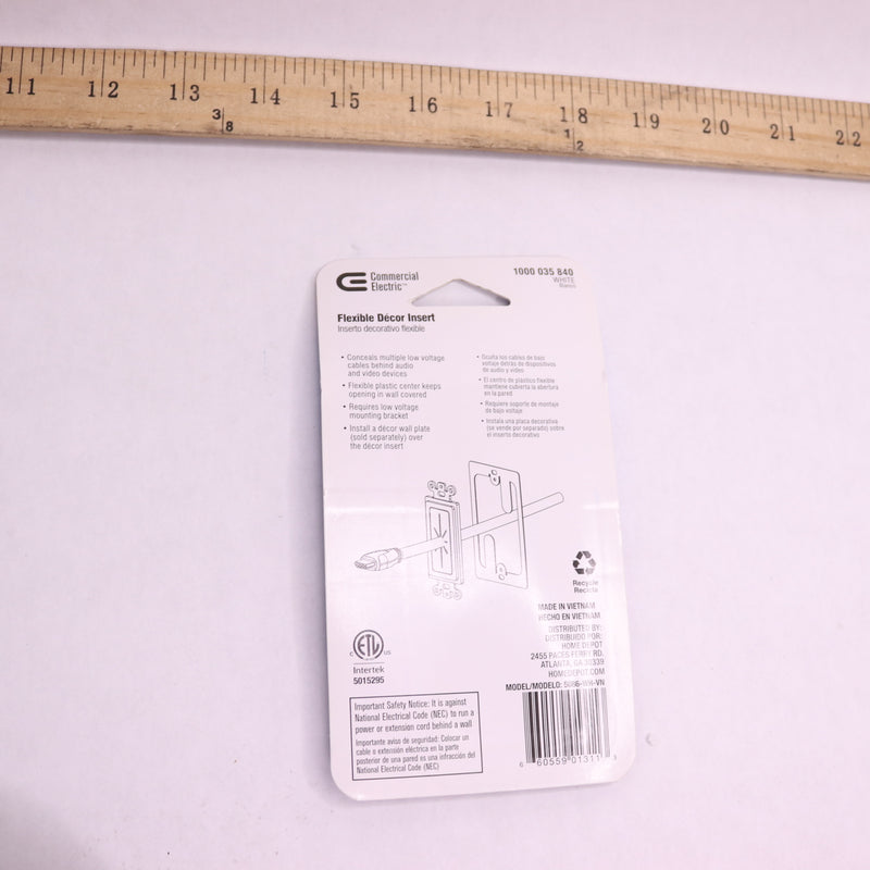 Commercial Electric Flexible Decor Insert - White