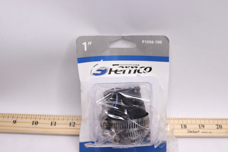 Fernco Flexible Condensate Pipe Connector PVC to Copper Sch 40 1"