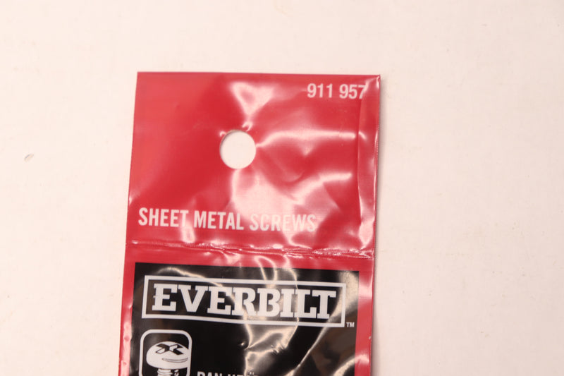 (2-Pk) Everbilt Pan-Head Phillips Drive Sheet Metal Screws