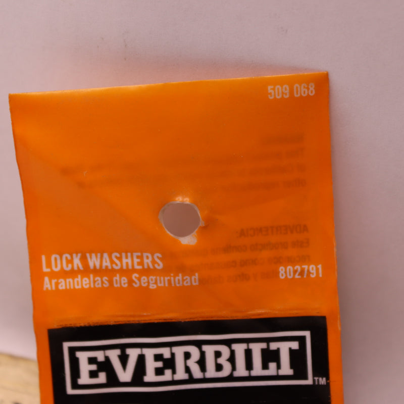 (20-Pk) Everbilt Internal Tooth Lock Washer Zinc-Plated Steel