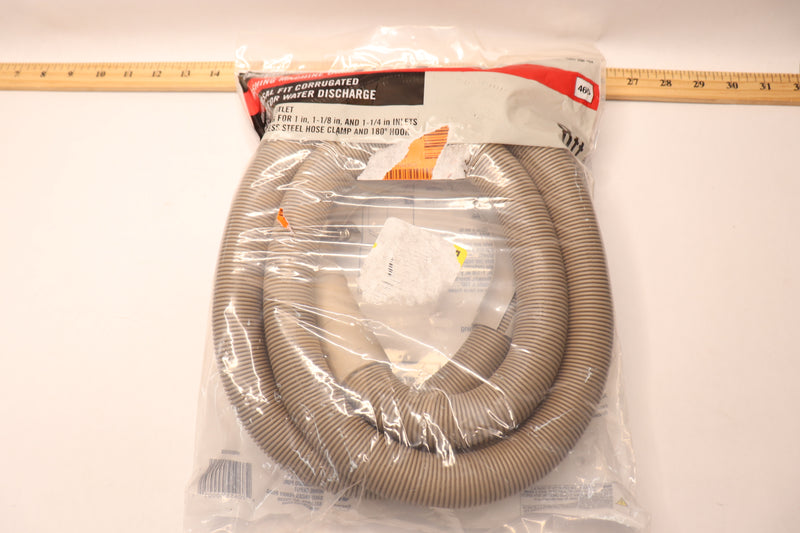 Everbilt Corrugated Washing Machine Discharge Hose 8' HRBDIS08EB - Unopened