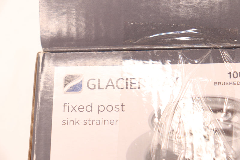 Glacier Bay Standard Post Sink Strainer Brushed Steel 3/4" - Missing Nut