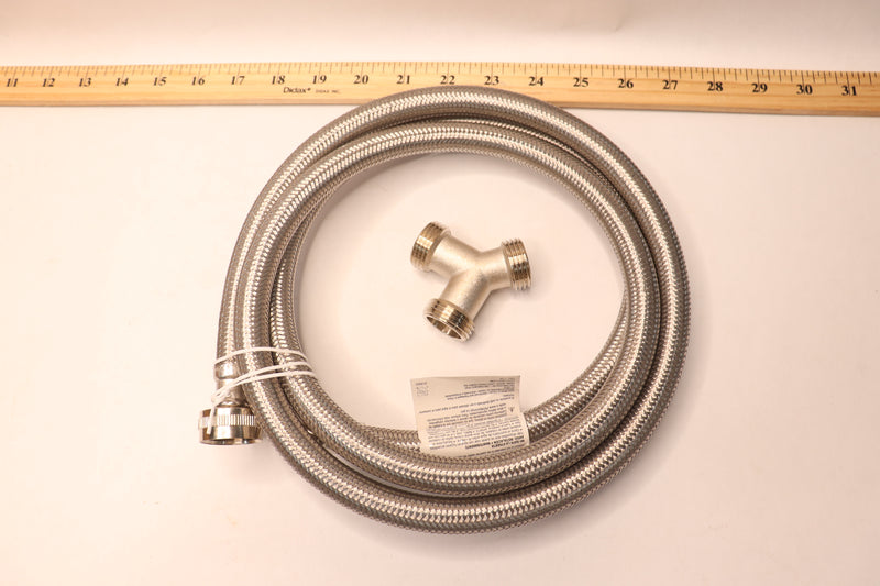 Everbilt Steam Dryer Installation Kit Braided Stainless 3/4" x 6Ft 7221-1-EB