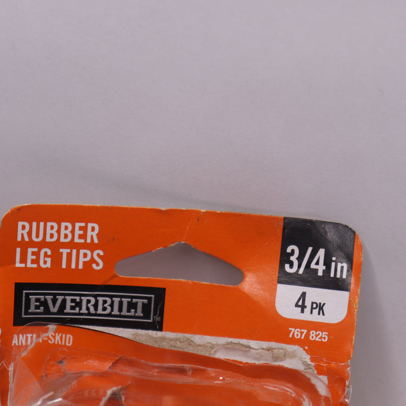 (2-Pk) Everbilt Rubber Leg Tips Off-White 3/4" 767 825