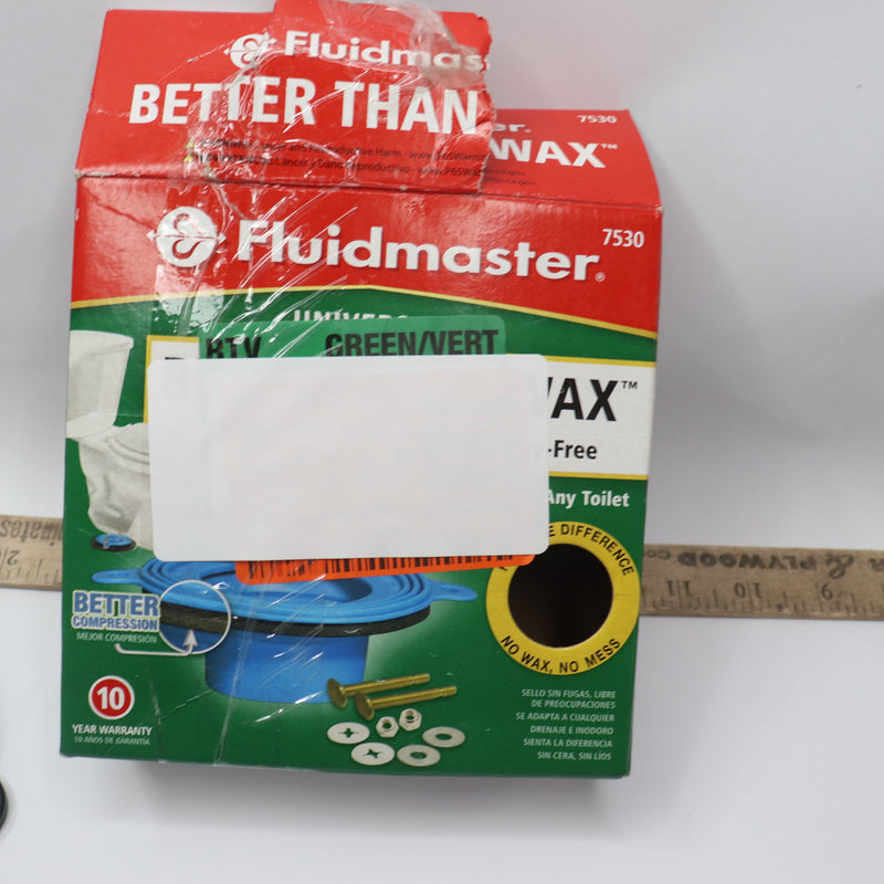 Fluidmaster Universal Toilet Bowl Gasket ‎Rubber 7530 No Hardware