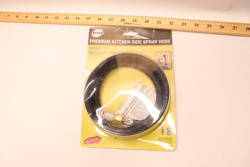 Danco Faucet Spray Hoses PVC 1/4" x 48" Black 10340 Missing Hardware & Adapters