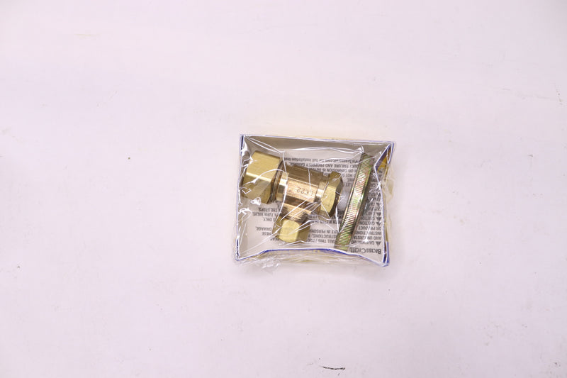 Brasscraft Angle Stop Valve Lead Free Brass 1/2" x 3/8" OCR19XR