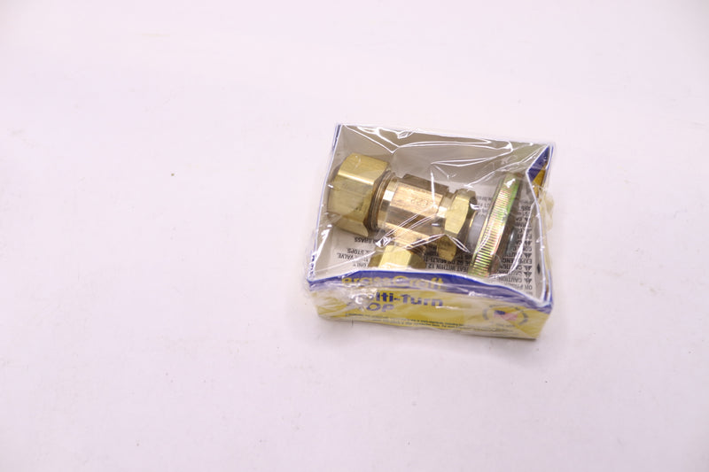 Brasscraft Angle Stop Valve Lead Free Brass 1/2" x 3/8" OCR19XR