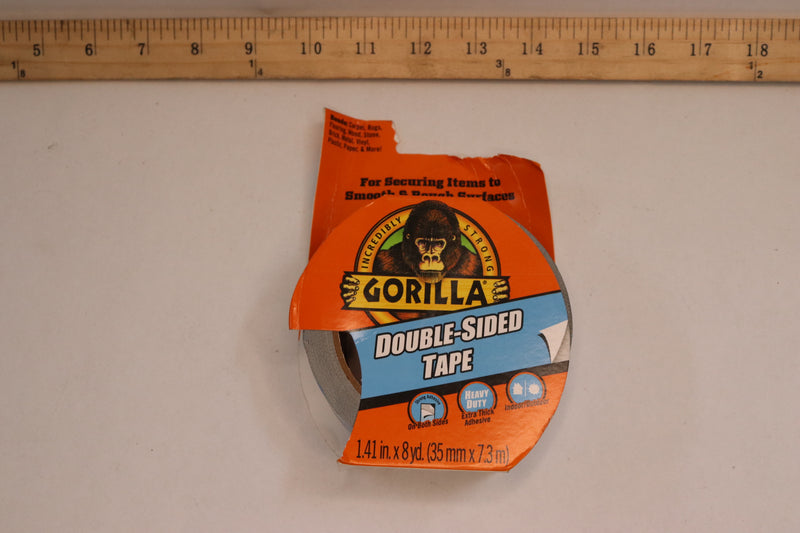 Gorilla Glue Double Sided Tape Gray 1.41" x 8yd 100925