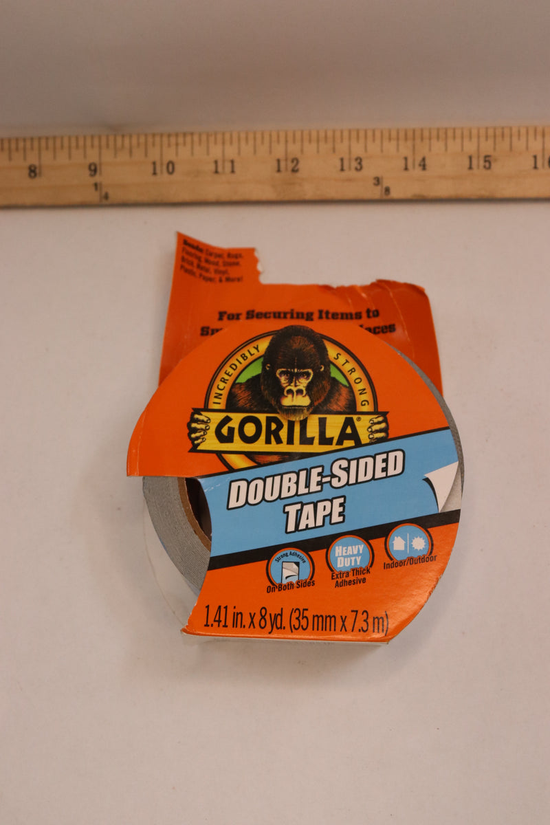 Gorilla Glue Double Sided Tape Gray 1.41" x 8yd 100925